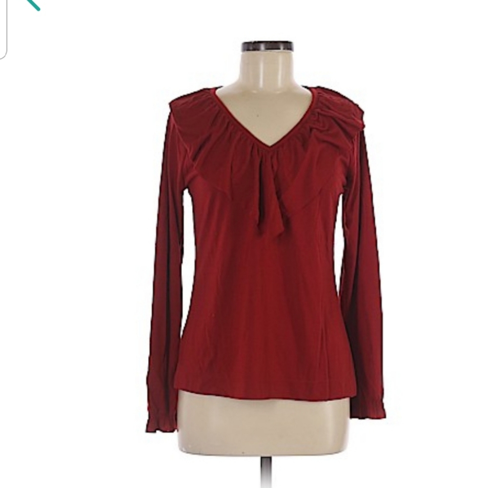 Burgandy Medium Blouse excellent condition
